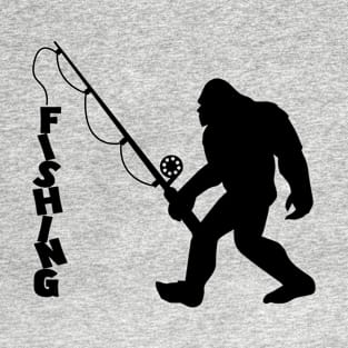 Bigfoot - Bigfoot Fishing T-Shirt